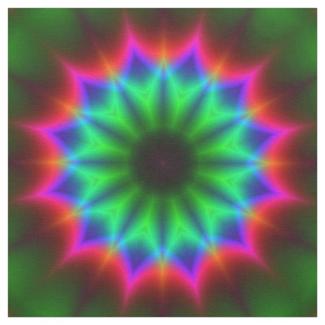 Kaleidoscope Art 17 Custom Fabric (Swatch)