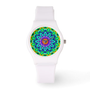 Kaleidoscope Art 18 Watch & Numeral Options