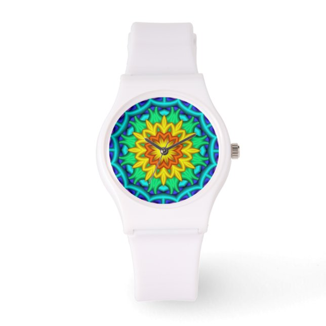 Kaleidoscope Art 19 Watch & Numeral Options (Front)