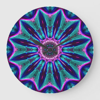 Kaleidoscope Art 1 Wall Clocks & Numeral Options