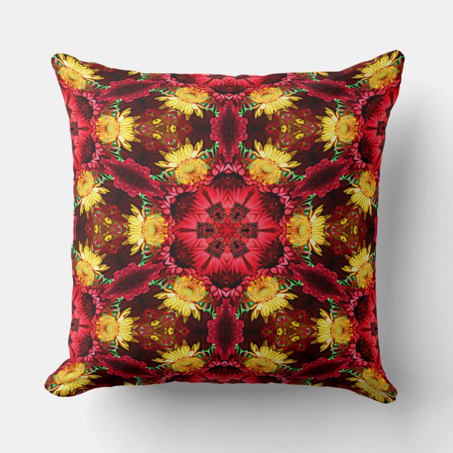 Kaleidoscope Art 21 Pillow (Front)