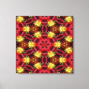 Kaleidoscope Art 21 Wrapped Canvas