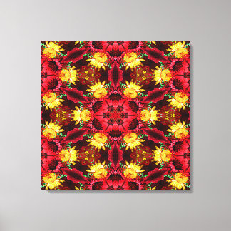 Kaleidoscope Art 21 Wrapped Canvas