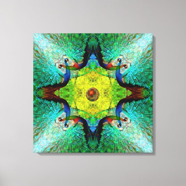 Kaleidoscope Art 23 Wrapped Canvas (Front)