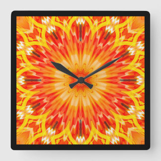 Kaleidoscope Art 29 Wall Clocks & Numeral Options