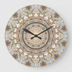 Kaleidoscope Art 2 Wall Clocks & Numeral Options