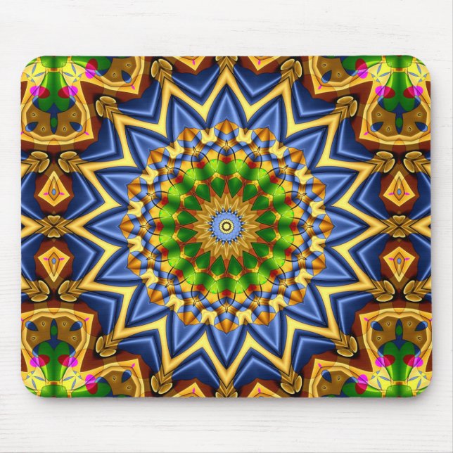 Kaleidoscope Art 33 Mousepad (Front)