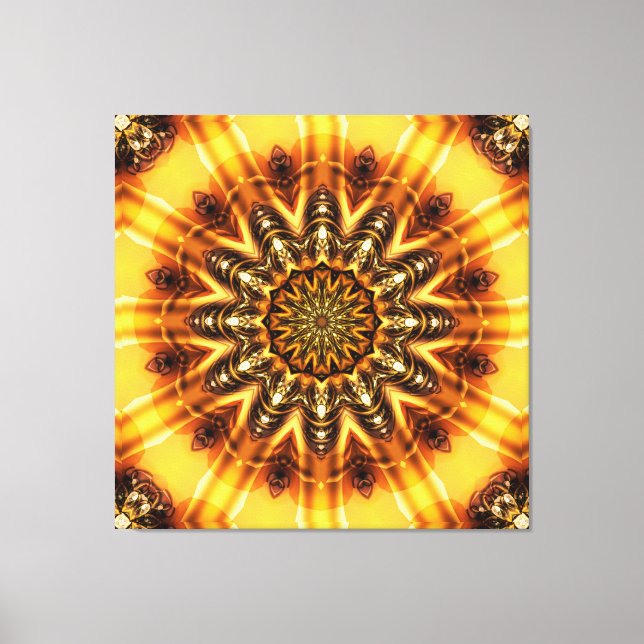 Kaleidoscope Art 38 Canvas Print (Front)