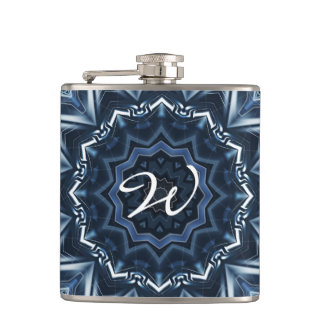 Kaleidoscope Art 3 Wrapped Flask