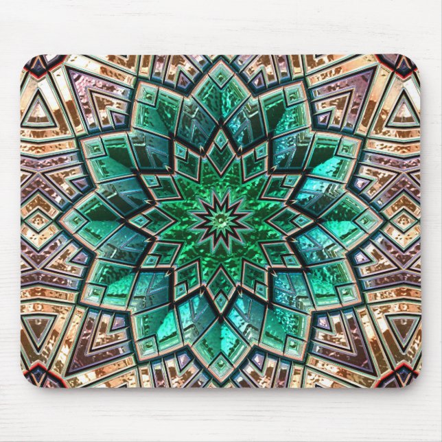 Kaleidoscope Art 40A-40B Image Options Mousepads (Front)
