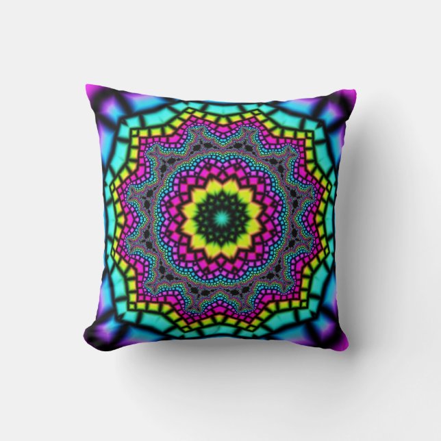Kaleidoscope Art 4 Pillows (Front)