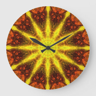 Kaleidoscope Art 5 Wall Clocks & Numeral Options