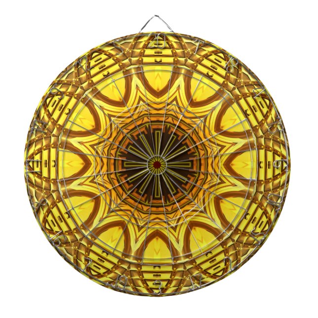 Kaleidoscope Art 8 Dart Board (Front)