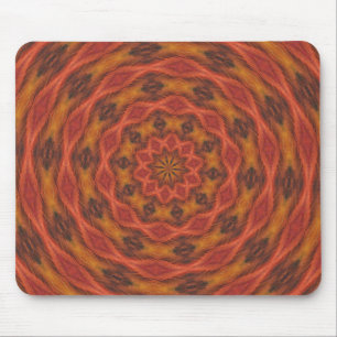 Kaleidoscope Autumn Colours Mouse Pad