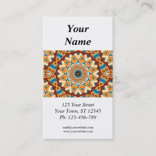 Kaleidoscope Business Card with 2013 calendar
