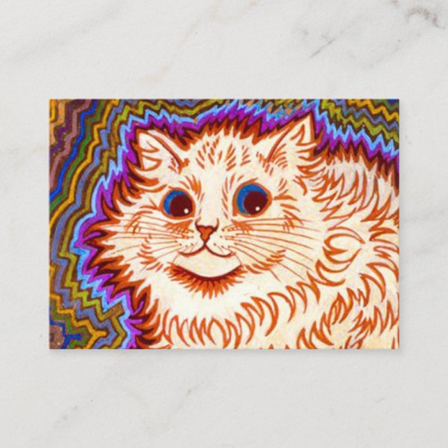Kaleidoscope Cat Enclosure Card (Front)