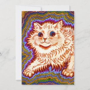 Kaleidoscope Cat Invitation