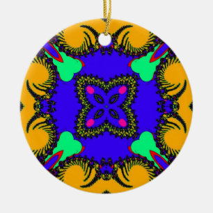 Kaleidoscope Ceramic Tree Decoration