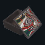 Kaleidoscope Christmas: Festive Home Décor Set Gift Box<br><div class="desc">Christmas Retro Vintage Texture Abstract Art Print Turn your home into a retro Christmas dream with this abstract geometric holiday print collection! From festive ornament tree designs to stunning red and green swirl patterns, these pillows, posters, and wall art pieces bring the holiday spirit to life. Add a vintage twist...</div>