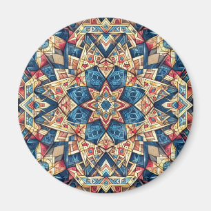 Kaleidoscope Colourful Design Magnet