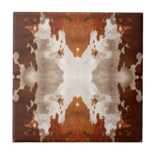 Kaleidoscope Cow Hide Pattern Tile