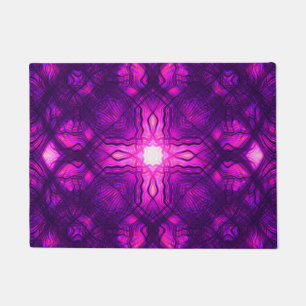 Kaleidoscope cross pattern doormat