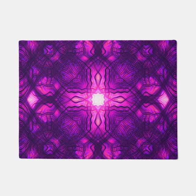 Kaleidoscope cross pattern doormat (Front)