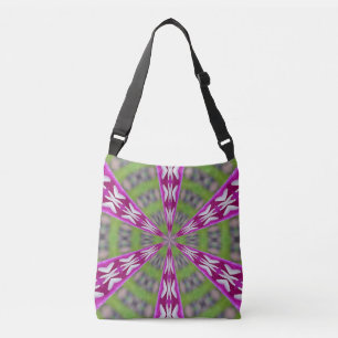 Kaleidoscope Dahlia Crossbody Bag