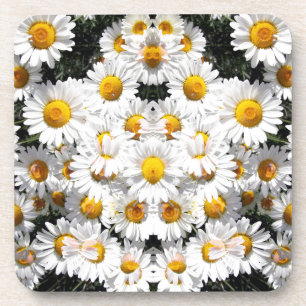 Kaleidoscope Daisies Pattern Coaster