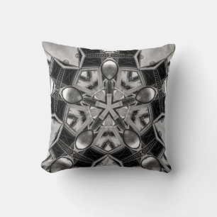 Kaleidoscope Dark Grey Cushion