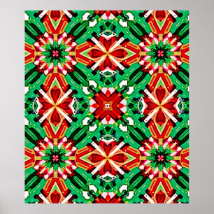 Kaleidoscope Dream Mandala Art Poster