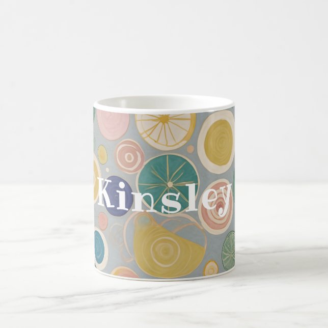 Kaleidoscope Dream Personalized Coffee Mug (Center)