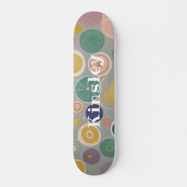 Kaleidoscope Dream Personalized Skateboard (Front)