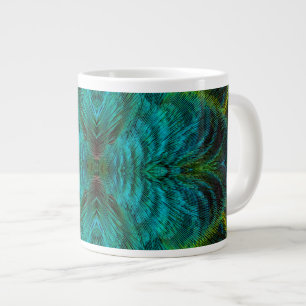 Kaleidoscope Feather Design Large Coffee Mug