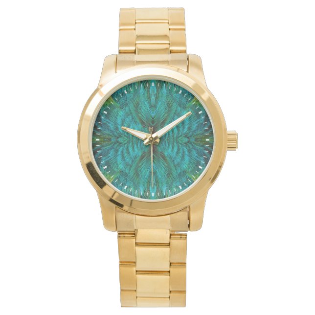 Kaleidoscope Feather Design Watch (Front)