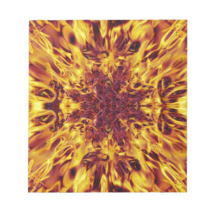 Kaleidoscope Fire Explosion Notepad