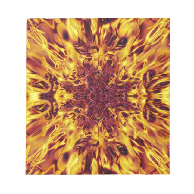 Kaleidoscope Fire Explosion Notepad (Front)