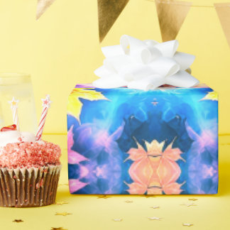 Kaleidoscope Floral Pattern Gift Wrapping Paper –