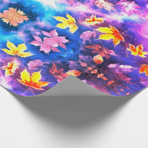 Kaleidoscope Floral Pattern Gift Wrapping Paper –