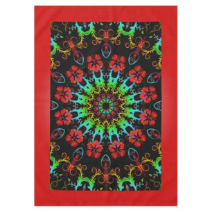 Kaleidoscope Flower Hibiscus II + your idea Tablecloth