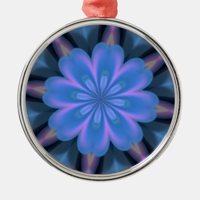 Kaleidoscope Flower Metal Tree Decoration (Front)