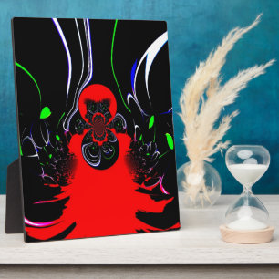 Kaleidoscope Fluid Art Print Plaque