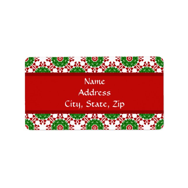 Kaleidoscope for Christmas Label (Front)