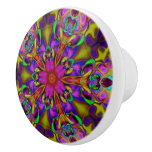 Kaleidoscope Fractal - Apophysis II + your ideas Ceramic Knob