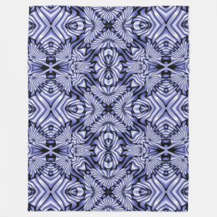 Kaleidoscope Fractal I + your ideas Fleece Blanket