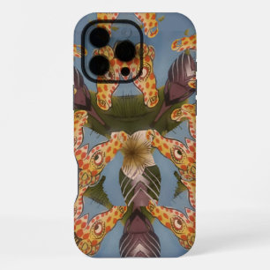 Kaleidoscope Giraffe Mandala: Abstract Safari Art iPhone 16 Pro Max Case