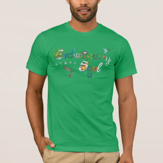 Kaleidoscope Girl: Fitted Crew Neck T-Shirt