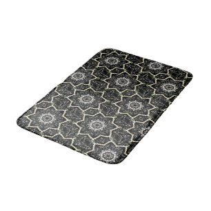Kaleidoscope Gothic Small HB diag Bath Mat