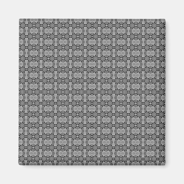 Kaleidoscope grey magnet (Front)