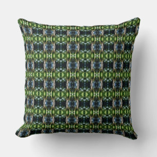 Kaleidoscope Grün Lumbar Pillow